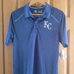 Authentic/MLB Genuine Merchandise Kanas City Royals Polo S/S Shirt Size …